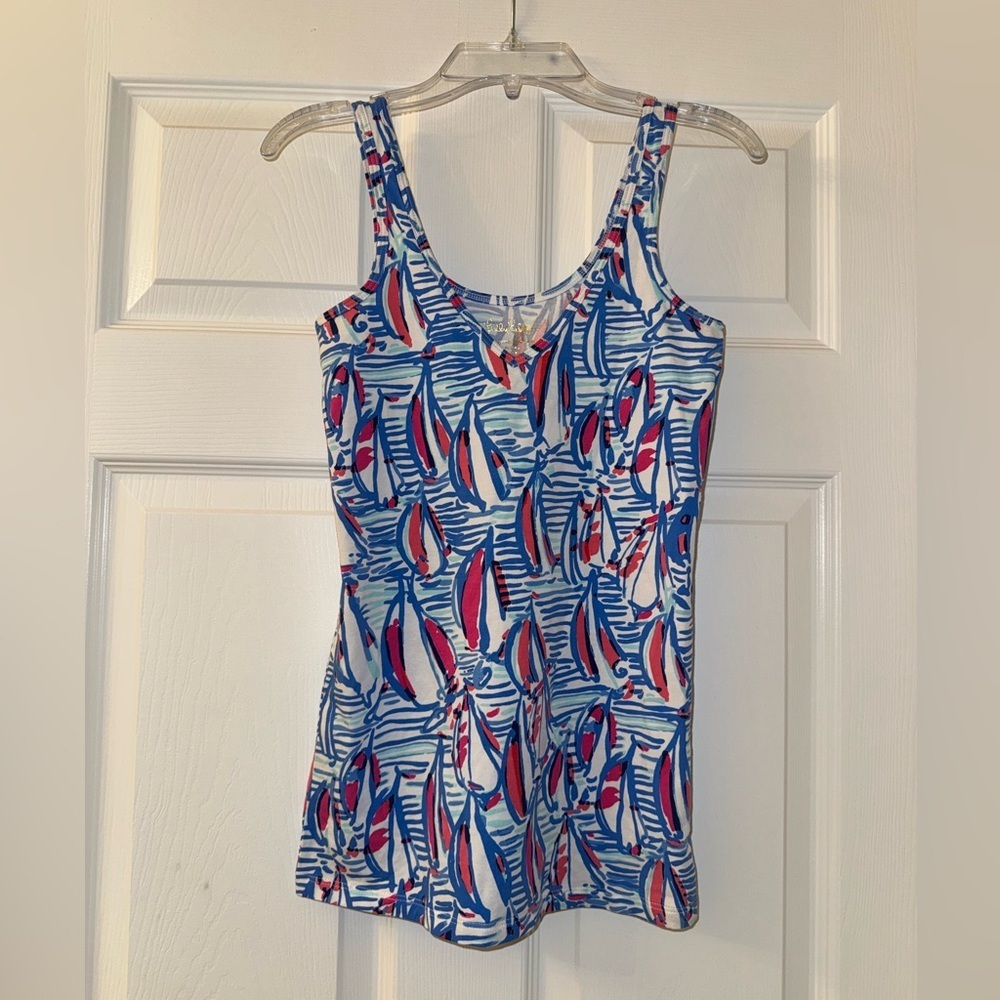 Lilly Pulitzer Sailboat Tank!